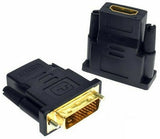 DVI-D Male (24+1 pin) to HDMI Female (19-pin) Adapter