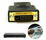 DVI-D Male (24+1 pin) to HDMI Female (19-pin) Adapter