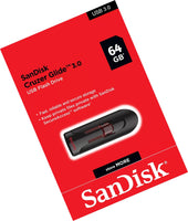 SanDisk Cruzer Glide USB 3.0 16GB 32GB 64GB 128GB 256GB Flash Drive Memory